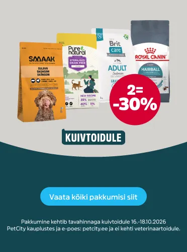 Kuivtoidud 2=-30%
