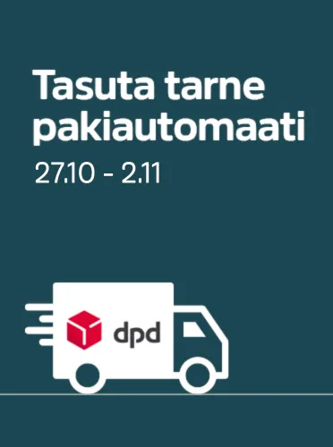 Tasuta tarne pakiautomaati 27.10-2.11