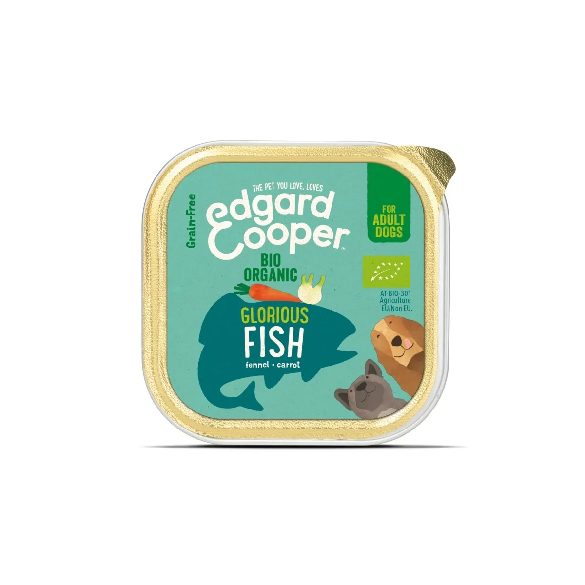 Edgard Cooper koerakonserv, kala, 100 g - Tootepilt