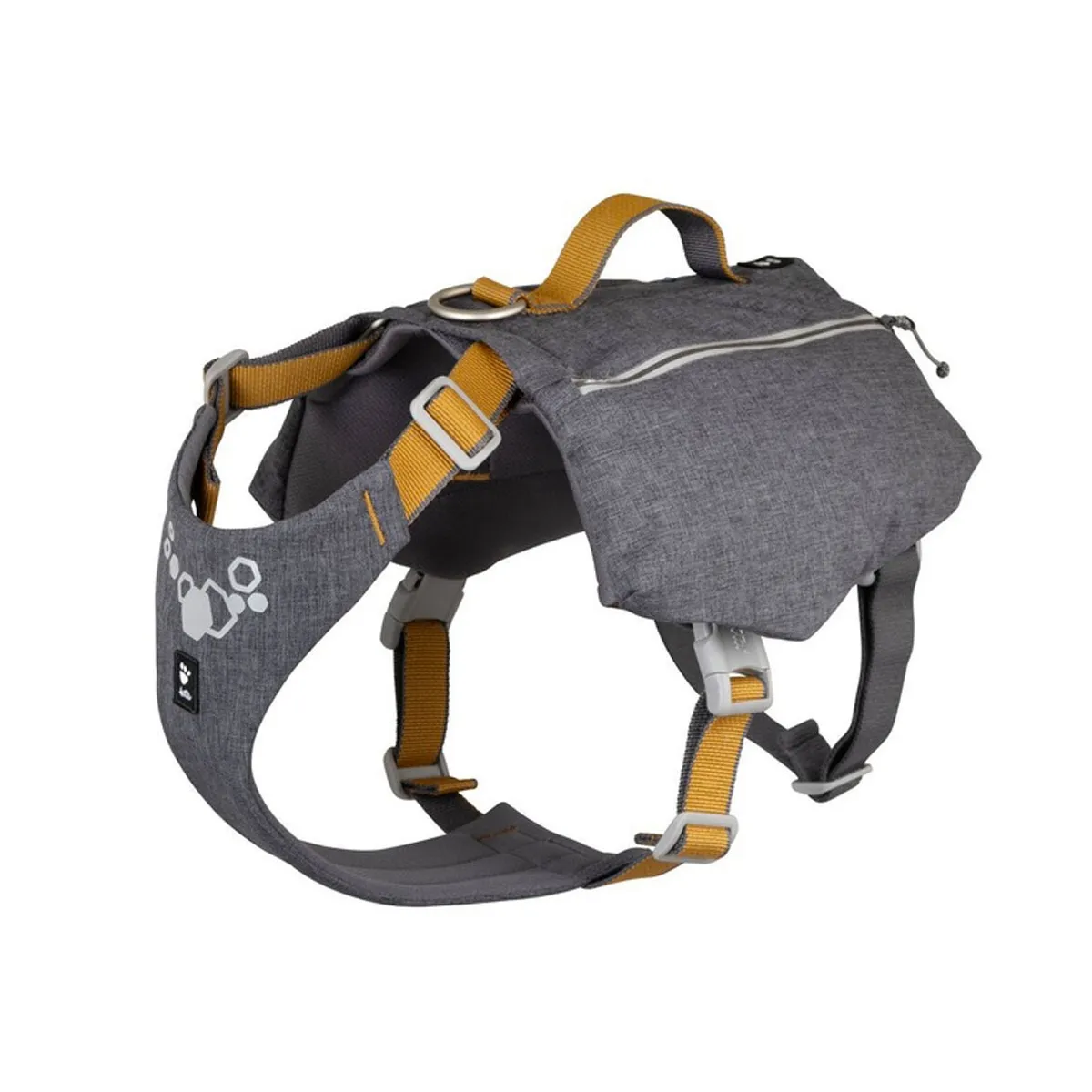 Hurtta Expedition Pack Eco matkatraksid taskutega 75-95cm, must - Tootepilt