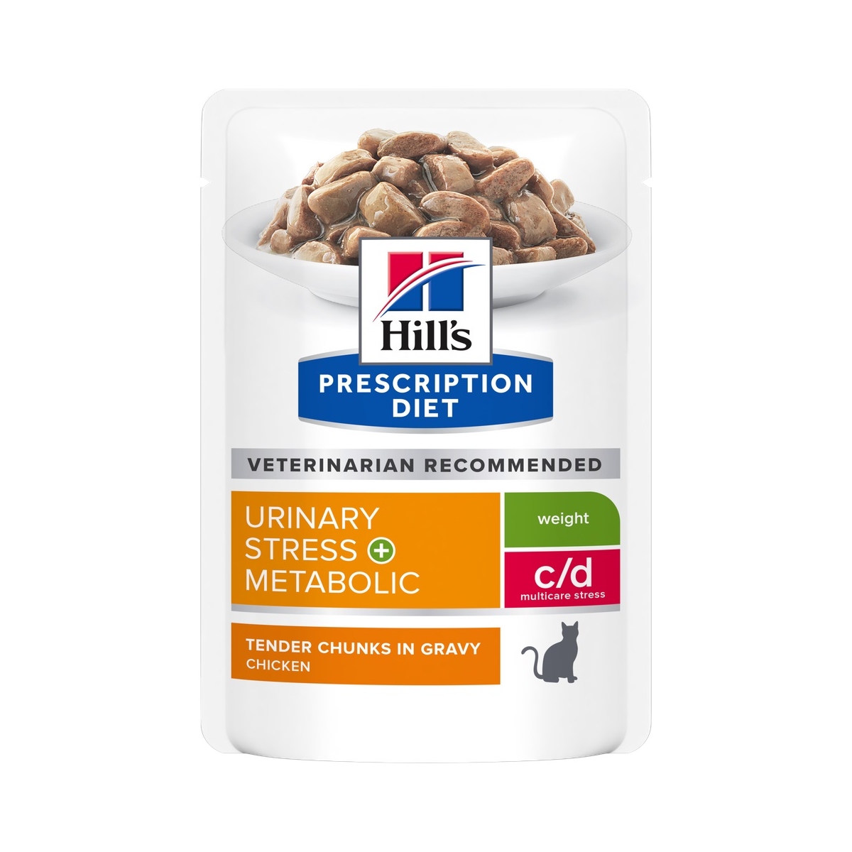 Hill's Prescription Diet c/d Stress+Metab. kassi eine kanaga 85g 12TK - Tootepilt