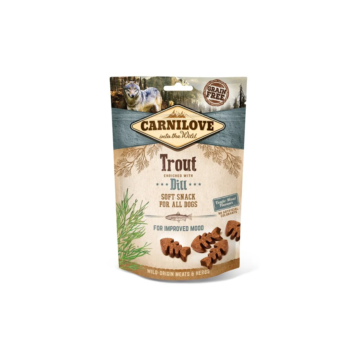 Carnilove koera maius forelli ja tilliga, 200 g - Tootepilt