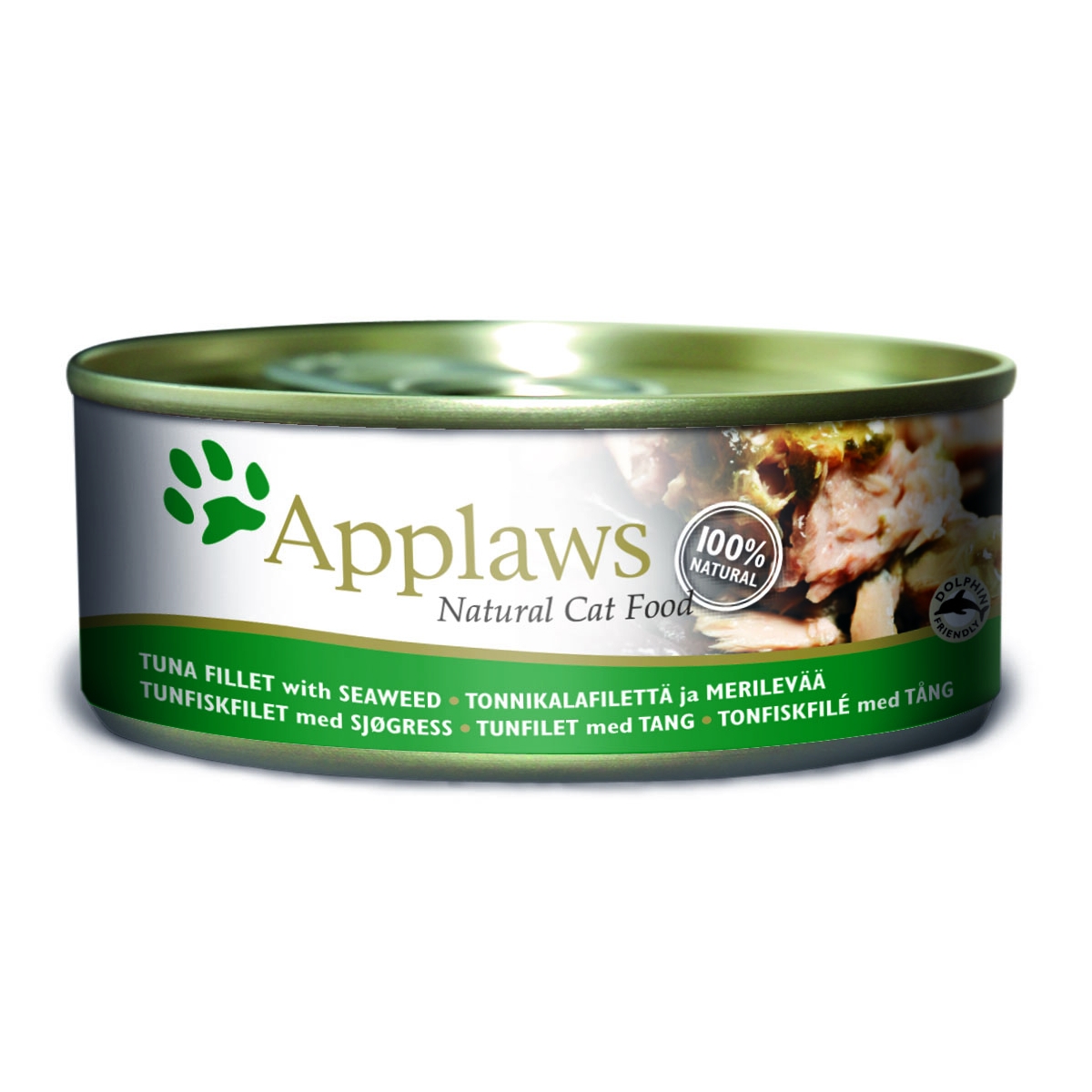 Applaws konserv kassidele, tuunikala ja vetikaga,156 g