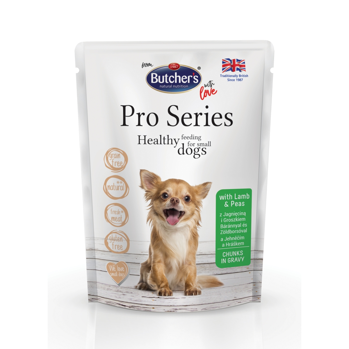 Butchers Pro koera einekotike lambaliha/hernes 100 g