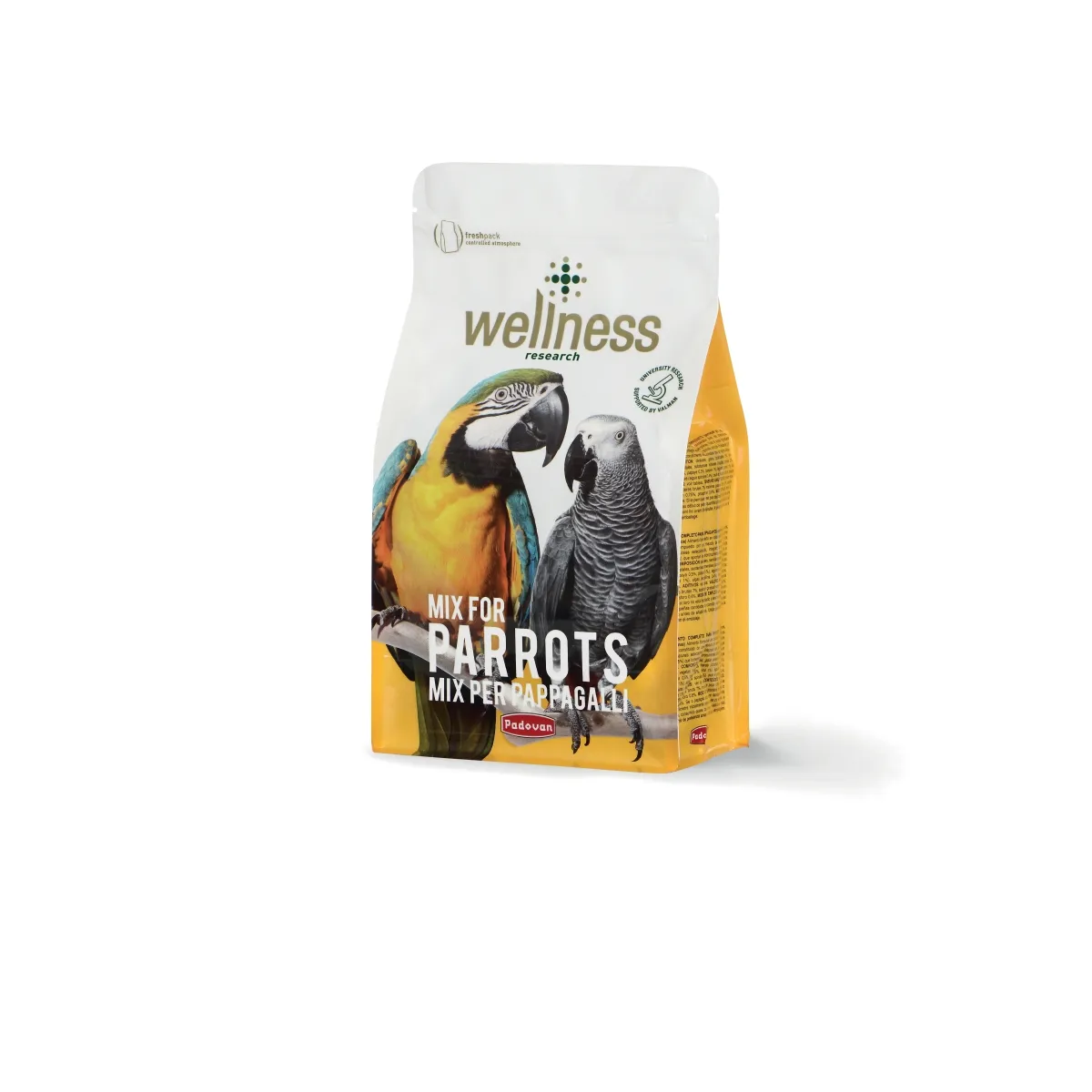 Padovan Wellness täistoit suurele papagoile 750 g - Tootepilt