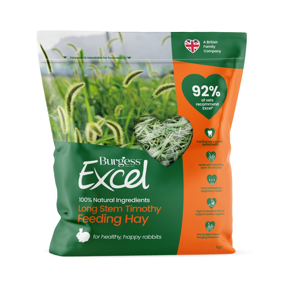 Burgess Excel hein Long Stem 1 kg - Tootepilt