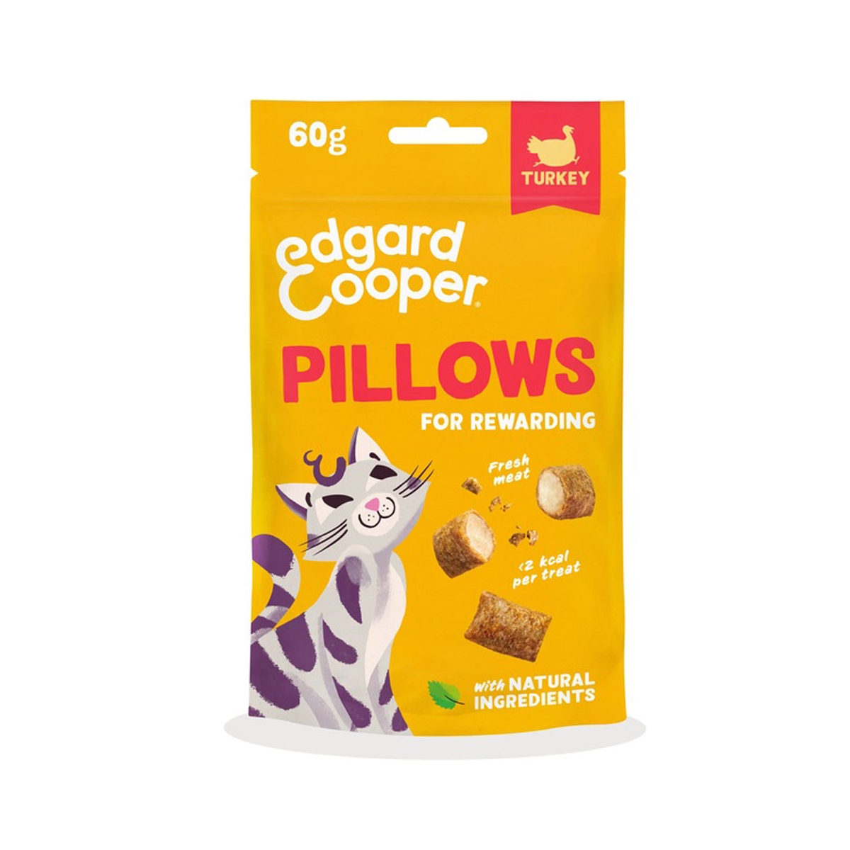 Edgard Cooper kassi maius Pillows, kalkun 60g - Tootepilt