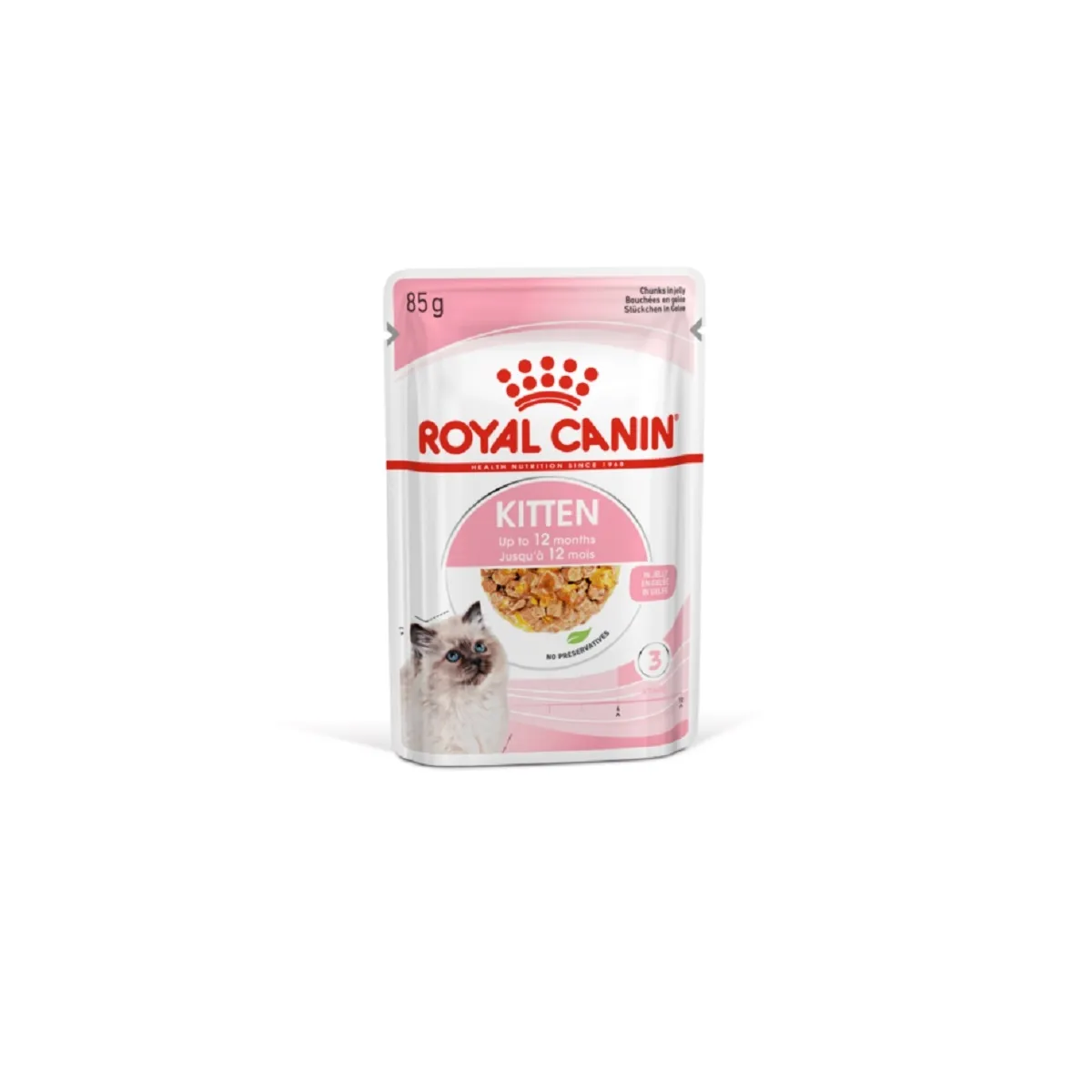 Royal Canin Kitten Instictive Jelly, einekotike kassipojale 85 g - Tootepilt