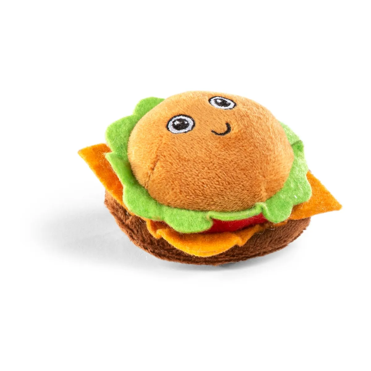 ItsyBitsy Mini Snacks koera mänguasi, hamburger, 7 cm - Tootepilt