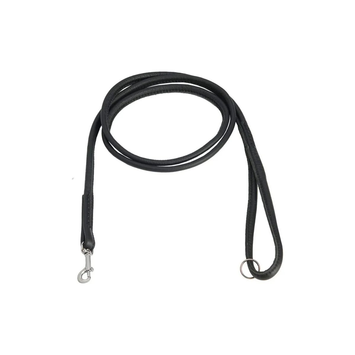 Feel nahast jalutusrihm Round, 6 mm x 180 cm, must - Tootepilt