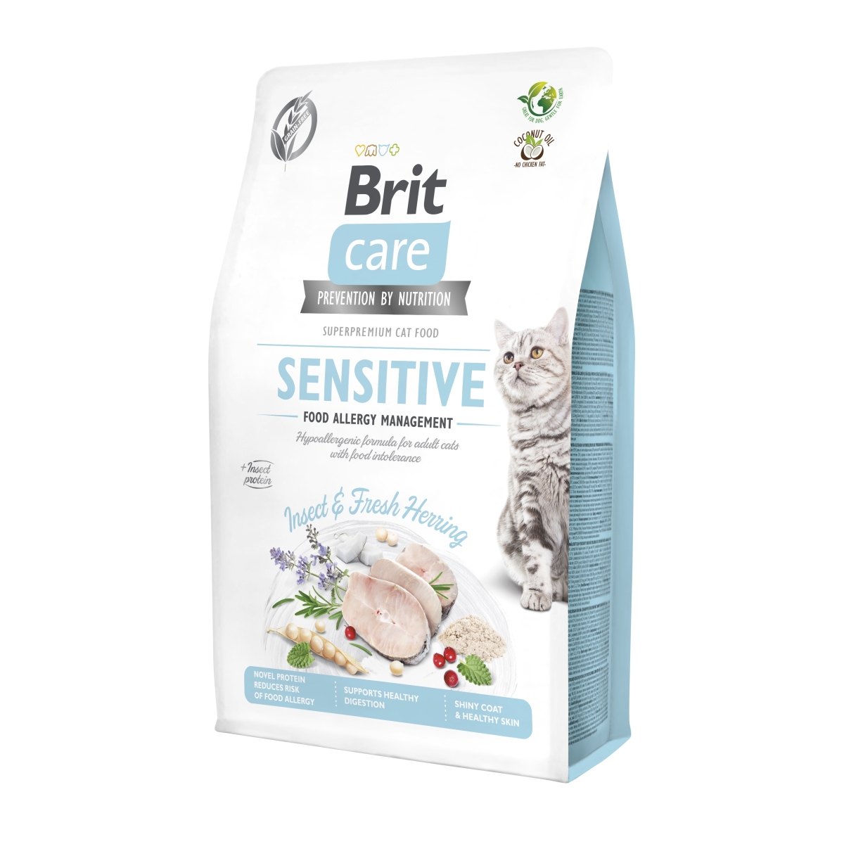 Brit Care kassi kuivtoit, putukavalk/heeringas, 2 kg - Tootepilt