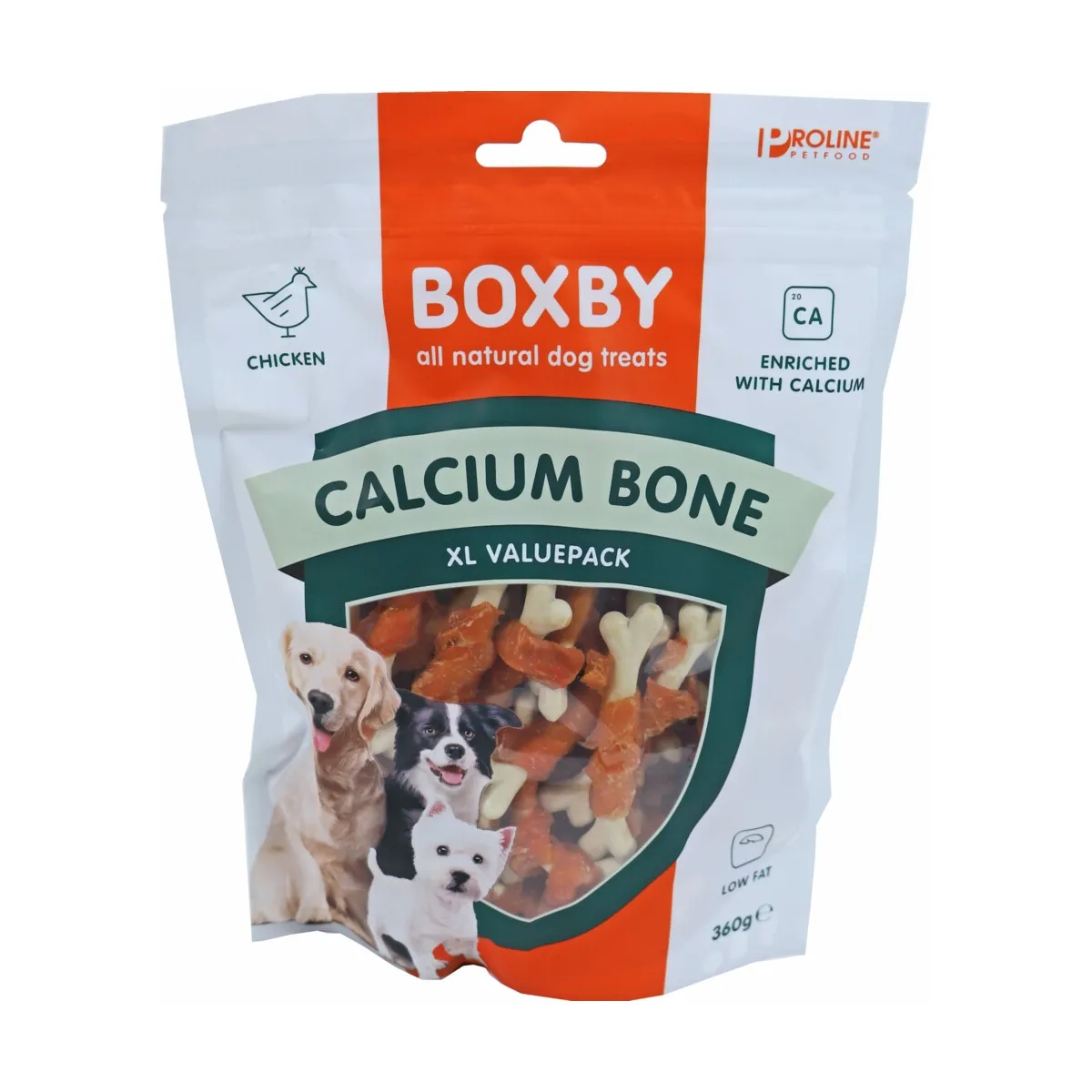 Boxby maius koerale Calcium Bone 360 g - Tootepilt