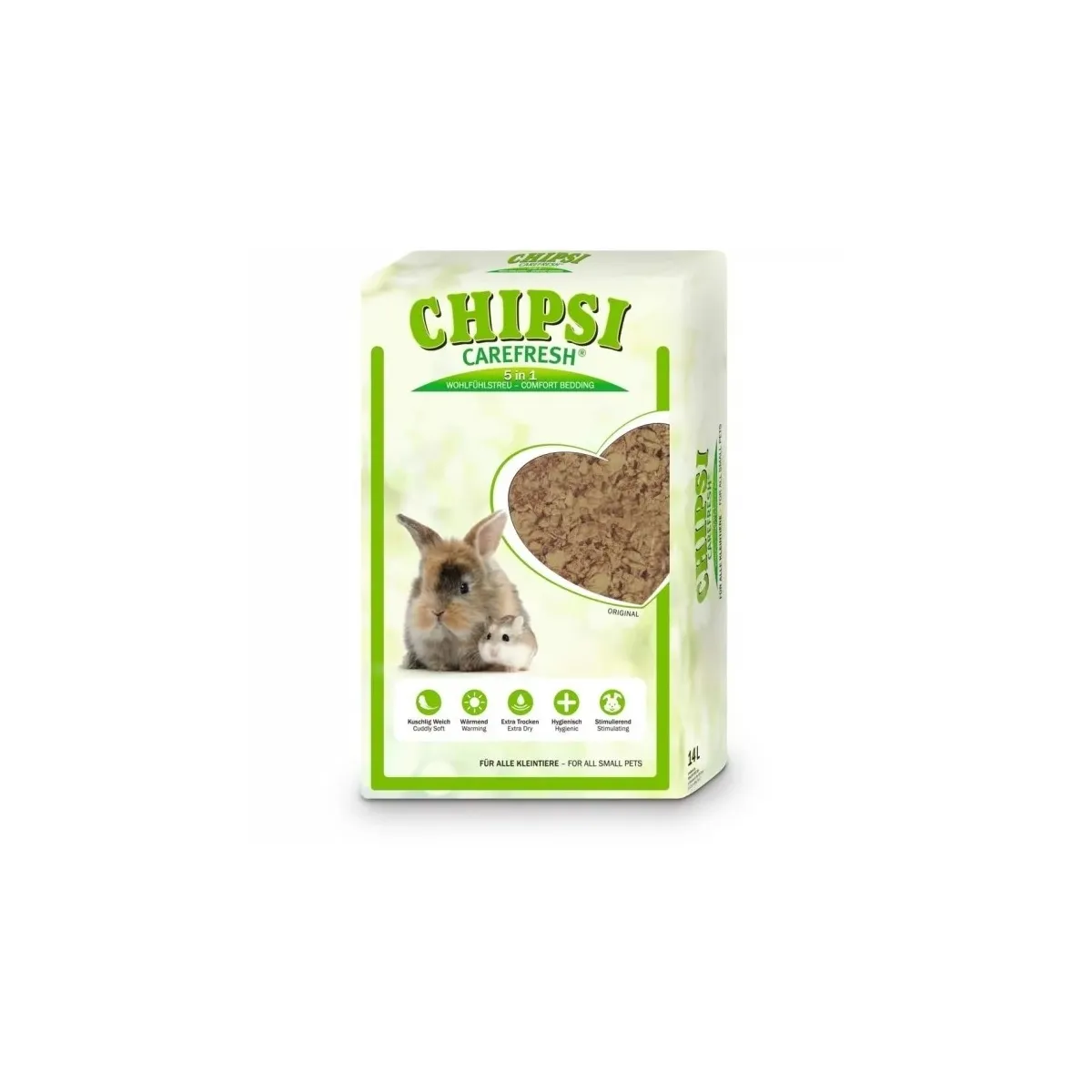 Chipsi CareFresh naturaalne allapanu väikeloomadele 14l - Tootepilt