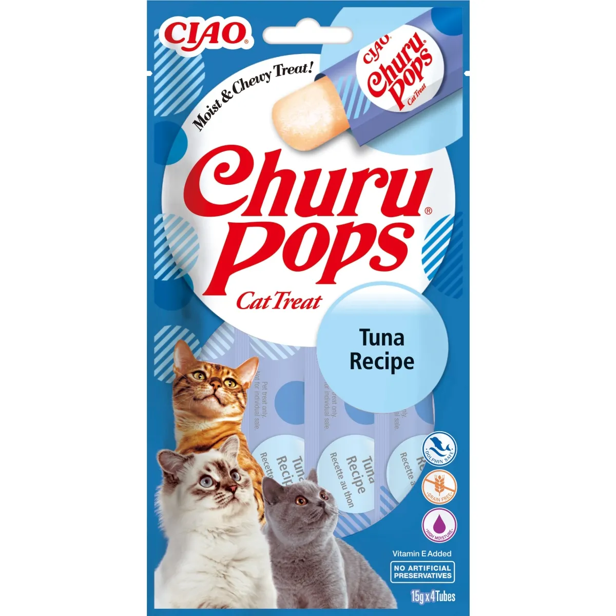 Churu maius kassile Pops tuunikalaga 60 g - Tootepilt