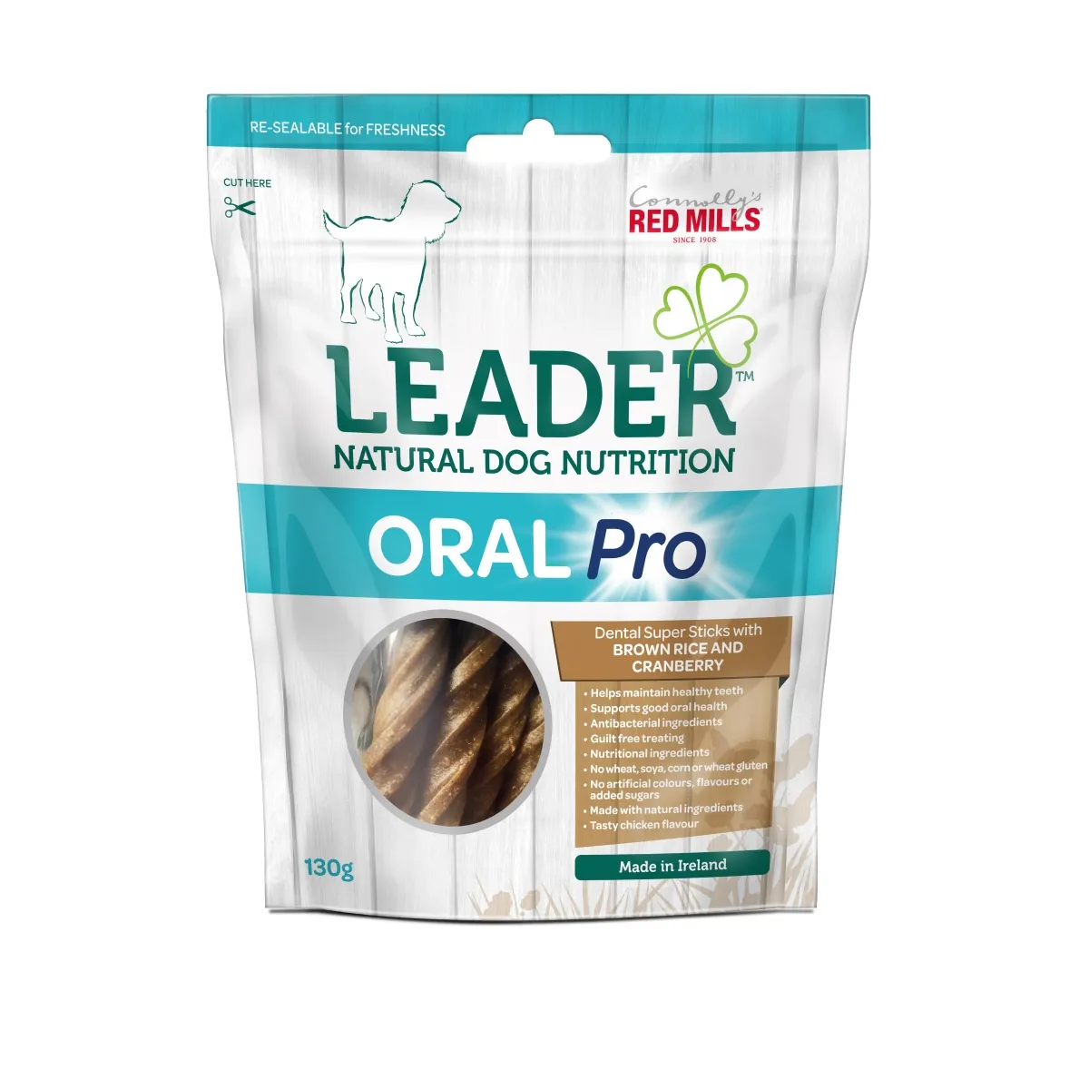Leader Oral Pro maius koerale pruun riis/jõhvikas 130g