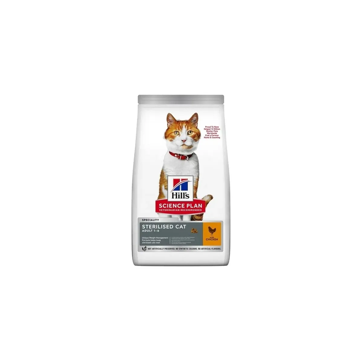 Hill's Science Plan Sterilized Young kassi kuivtoit, kana, 10 kg - Tootepilt