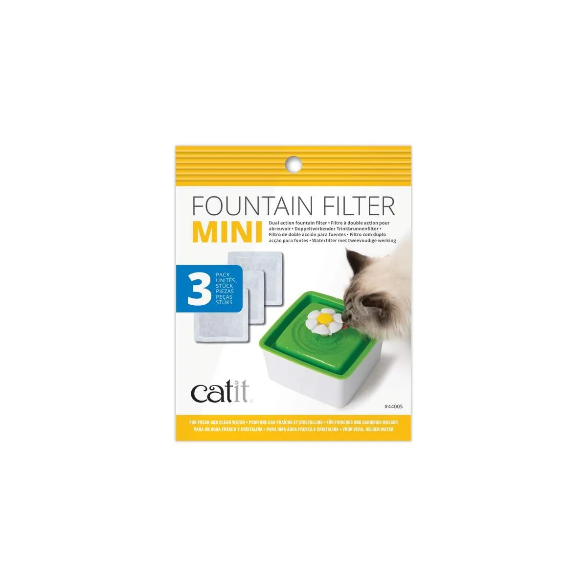 Catit Mini Flower joogipurskkaevu filtrid, 3 tk - Tootepilt