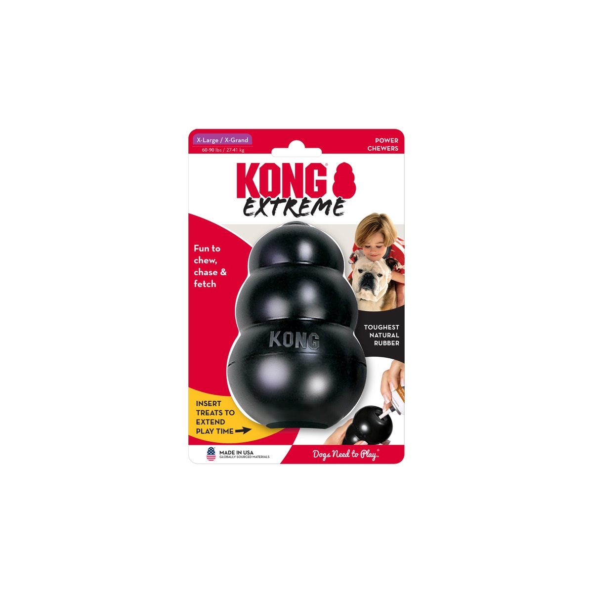 Kong Extreme XL täidetav eriti tugev mänguasi koertele