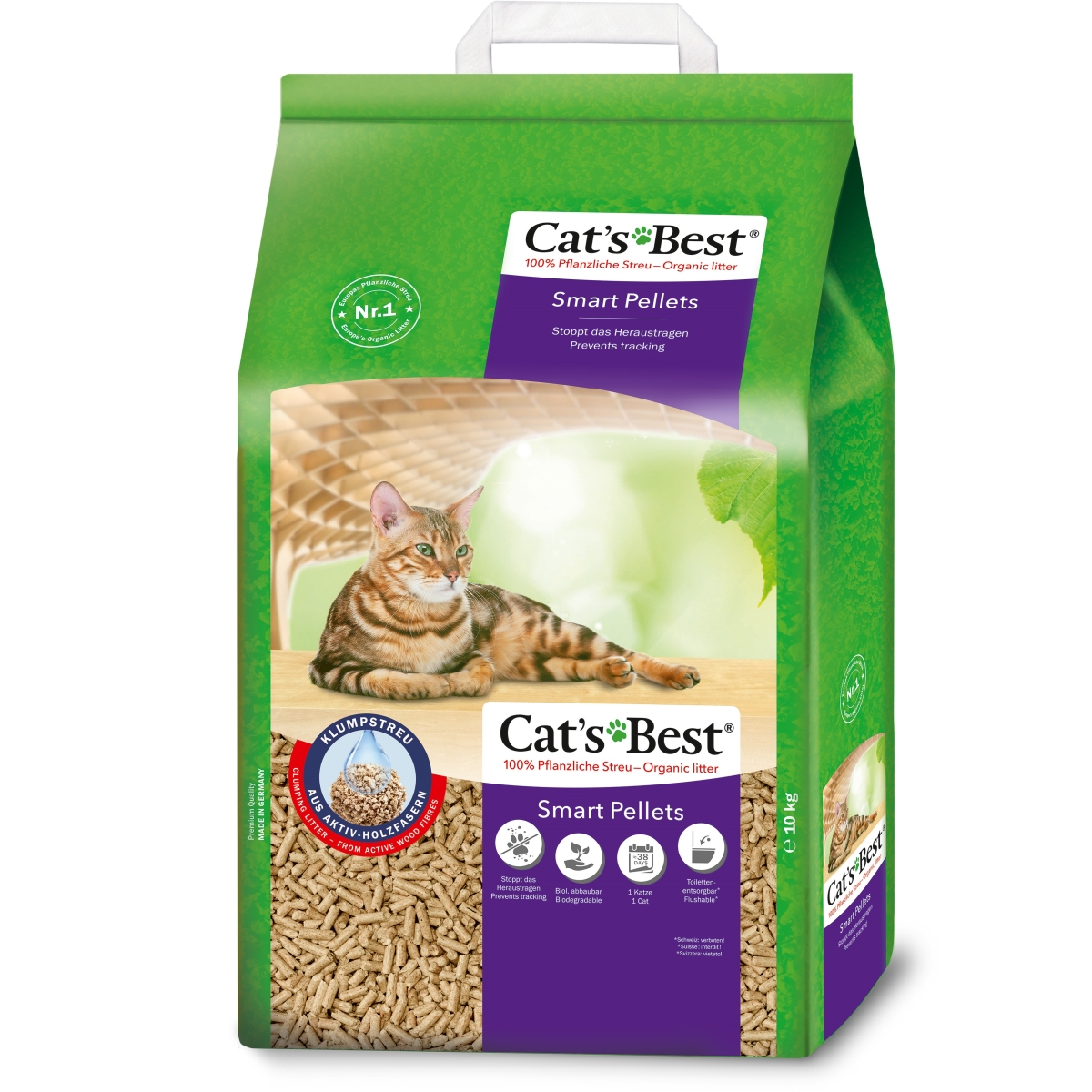 Cat's Best Smart Pellets kassiliiv, 20 L/10 kg