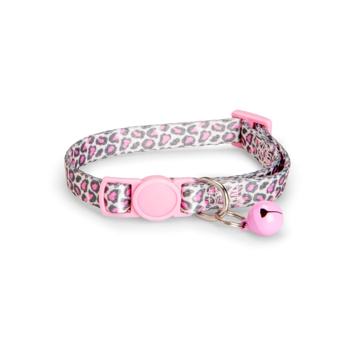 Basic Cat Pattern kassi kaelarihm roosa - Tootepilt