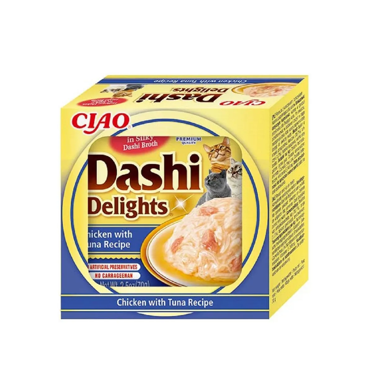 Churu kassi täiendsööt Dashi Delights kana ja tuunikalaga 70 g - Tootepilt 1