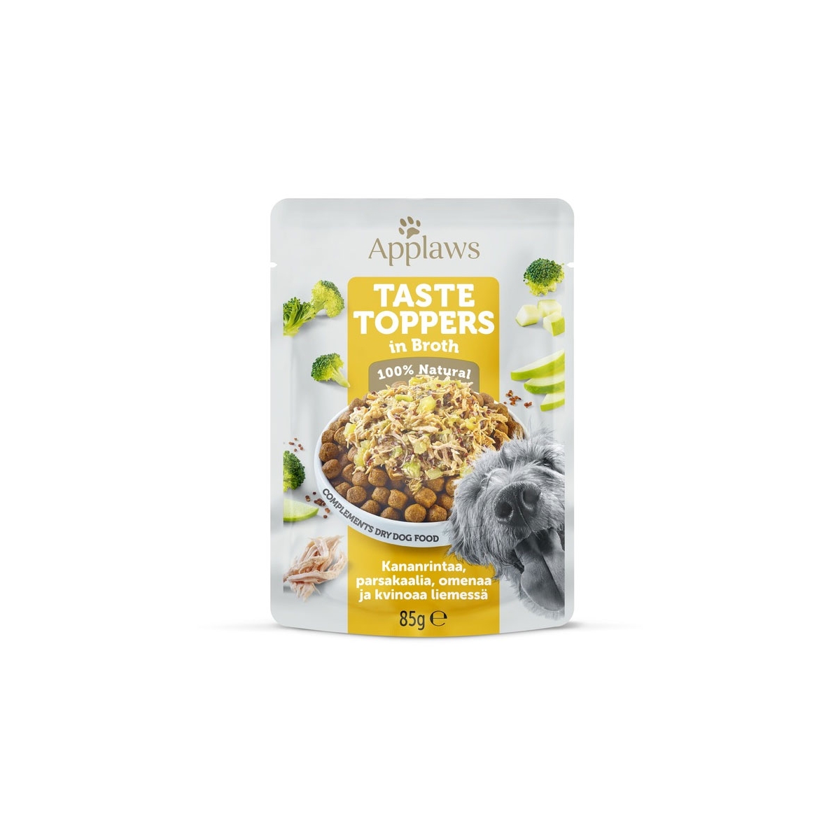 Applaws Taste Toppers einekotike koertele kana ja köögiviljadega, 85g