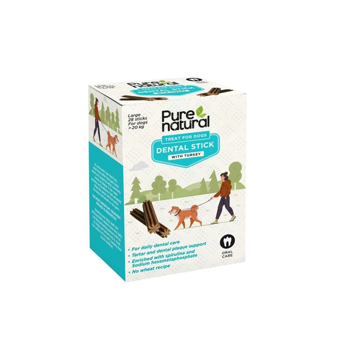 Purenatural koera maius Dental, L, 28 tk - Tootepilt