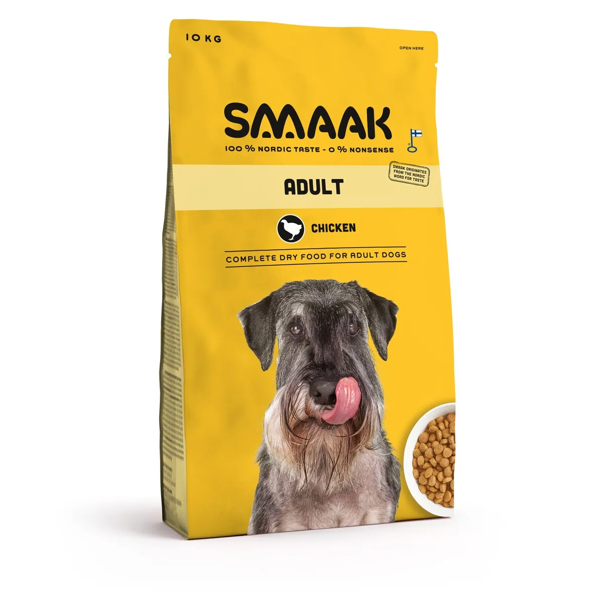 SMAAK koera kuivtoit, kana, 10 kg - Tootepilt