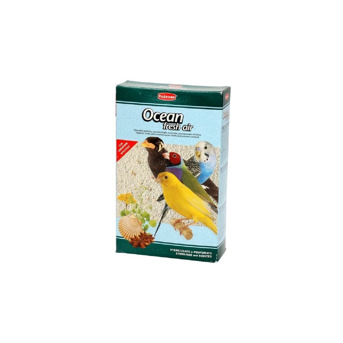 Padovan Ocean Fresh Air linnupuuri liiv 1 kg