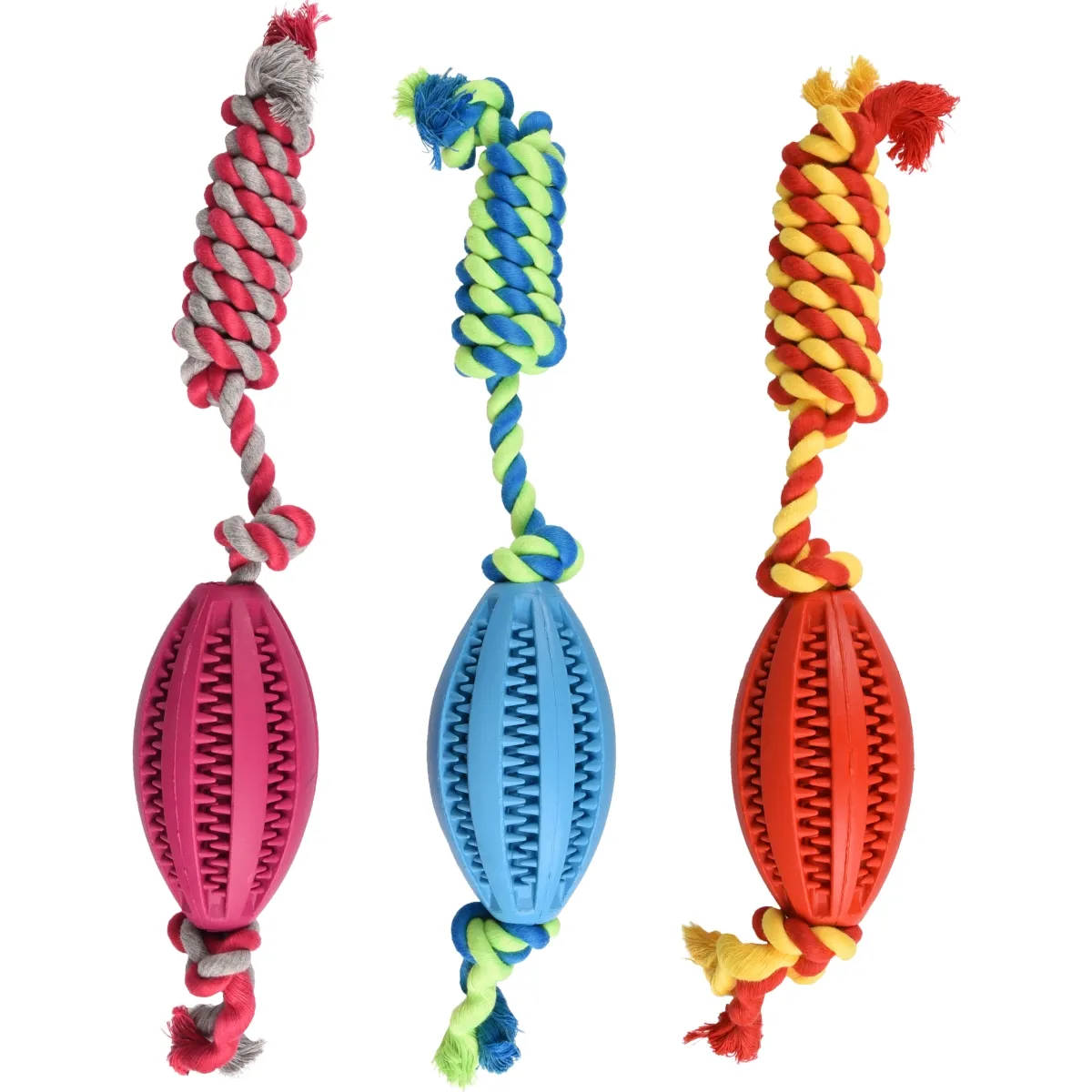 Flamingo koera mänguasi - pall hammaste puhastamiseks 11 cm - Tootepilt