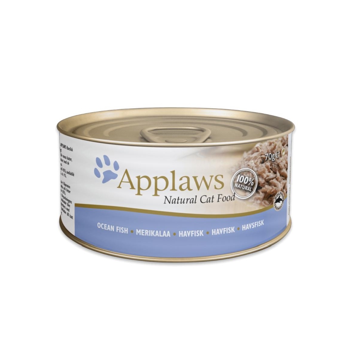 Applaws konserv kassidele, ookeanikalaga, 70 g