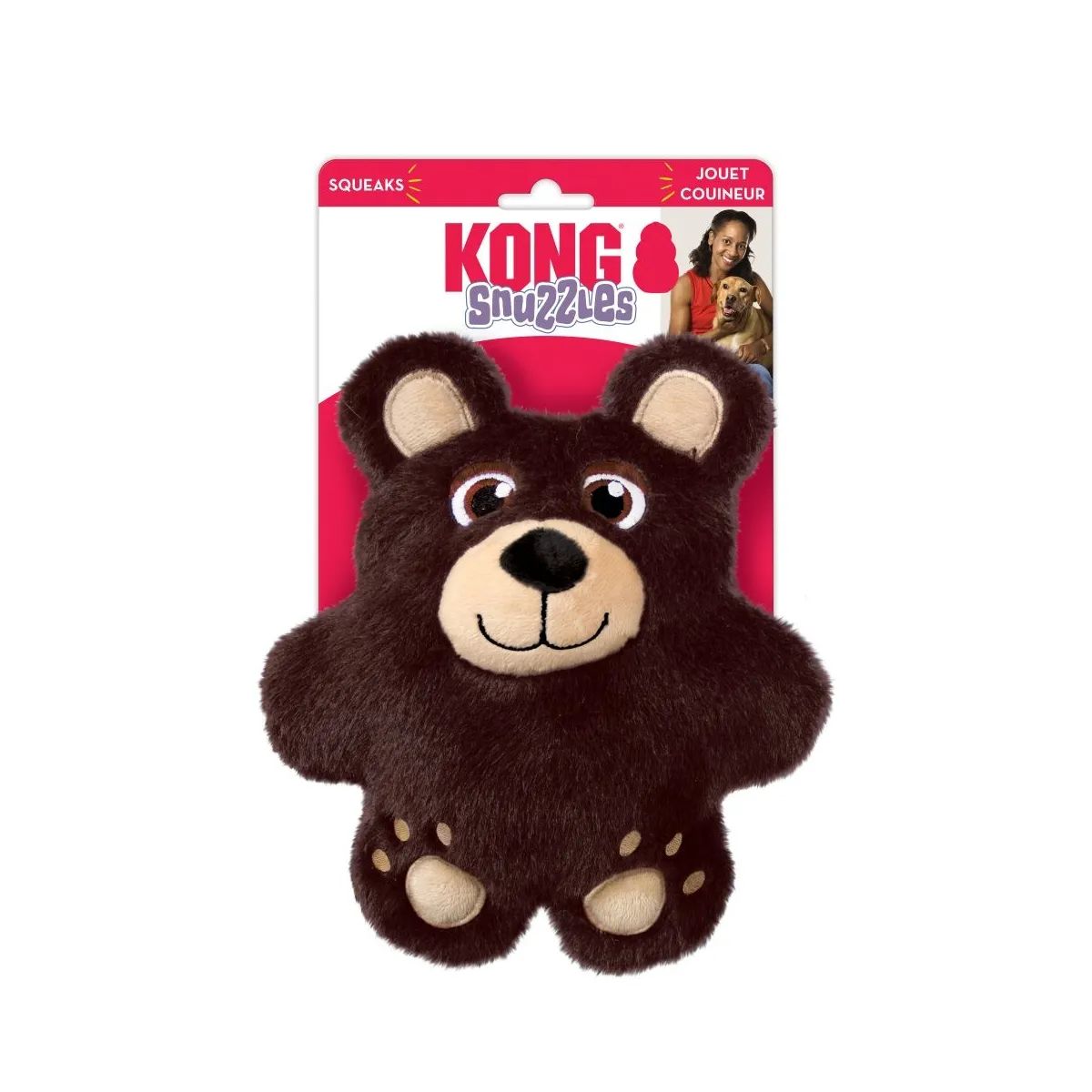 KONG Snuzzles karu, mänguasi koerale - Tootepilt 1