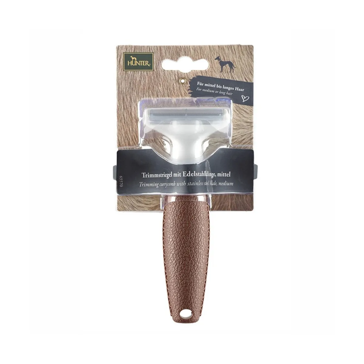 Hunter aluskarva kamm stainl.steel blade SPA, M - Tootepilt 1
