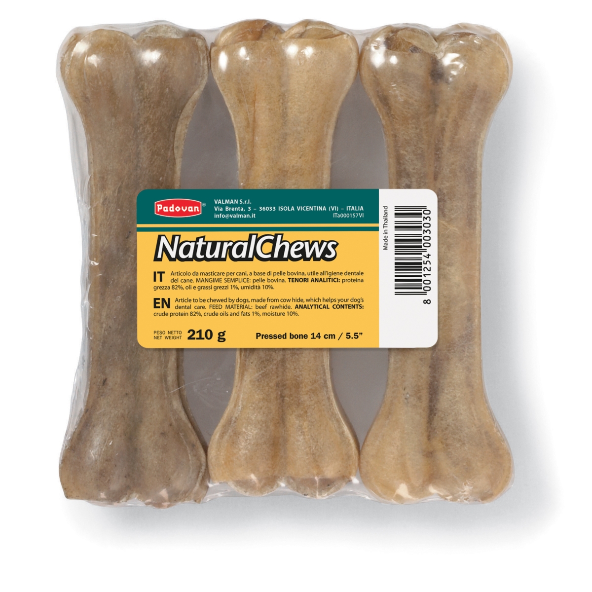 Padovan Natural Chews närimiskondid 14 cm, 3 tk - Tootepilt