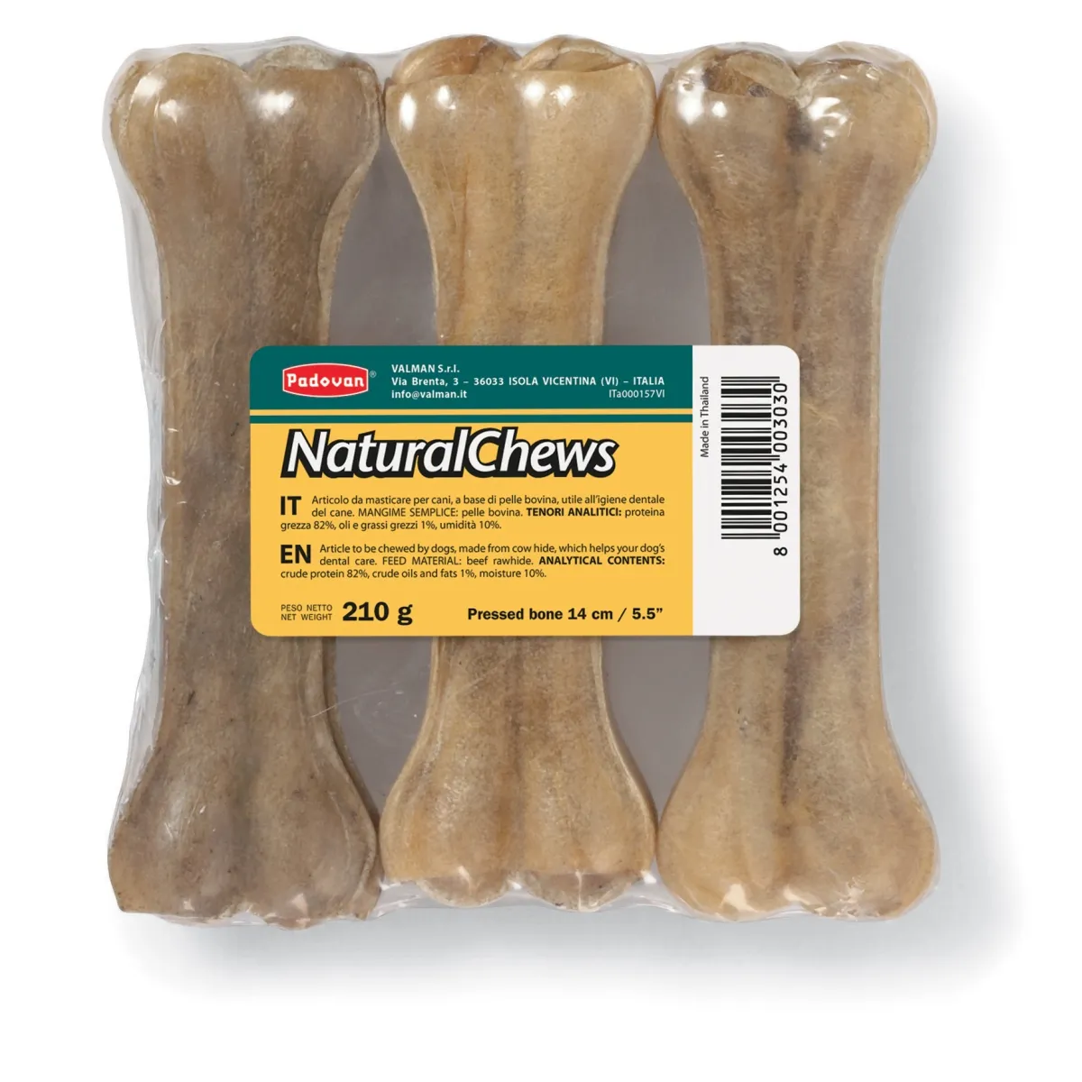 Padovan Natural Chews närimiskondid 14 cm, 3 tk - Tootepilt