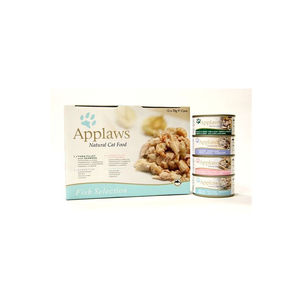 Applaws Supreme konservid kassidele, kalaga, 12 x 70 g