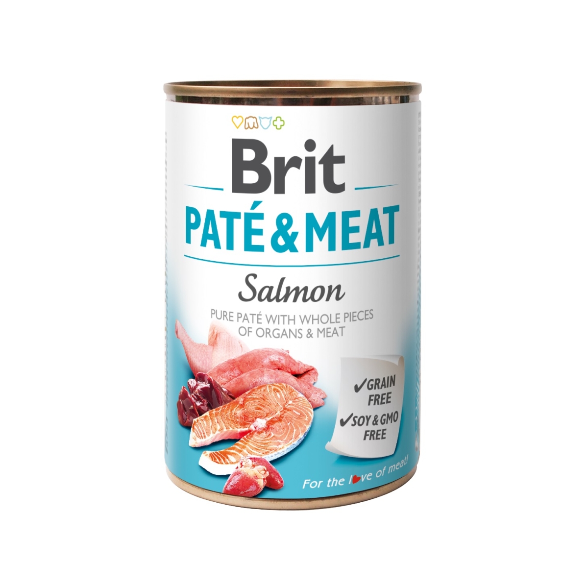 Brit Care Pate & Meat koera konserv, lõhe, 400 g - Tootepilt