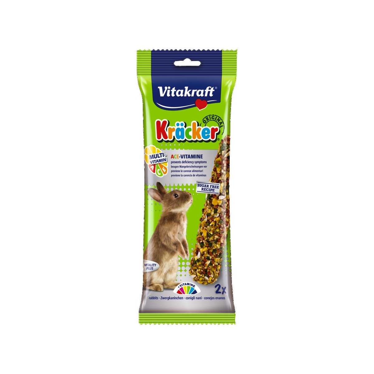 Vitakraft küülikute maius Kräcker Multi-Vitamin, 2 tk