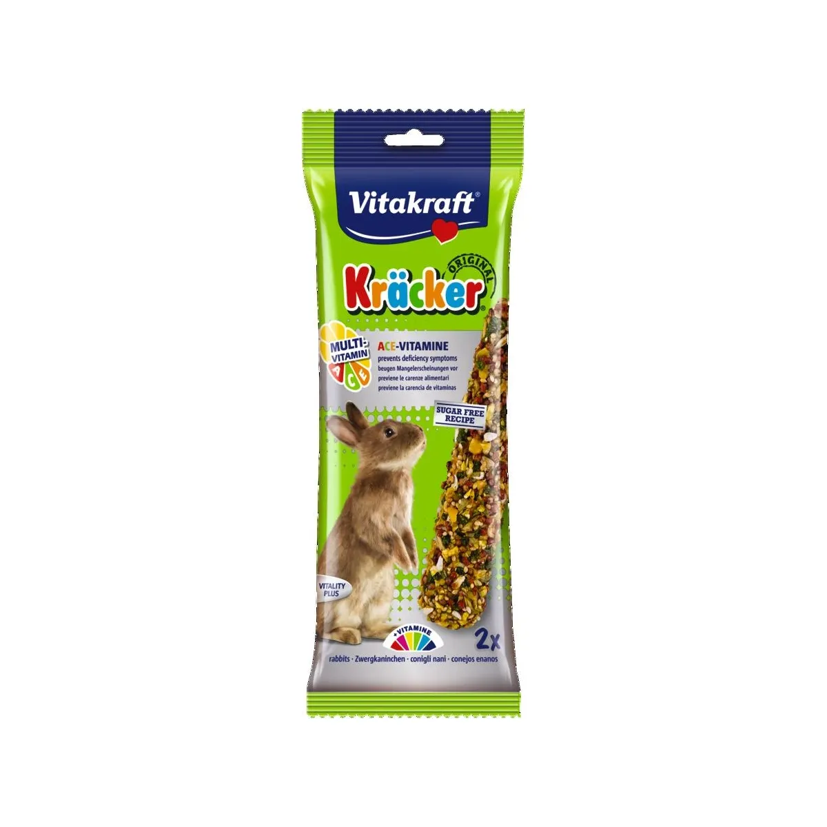 Vitakraft Kräcker Multi-Vitamin küülikute maius, 2 tk - Tootepilt