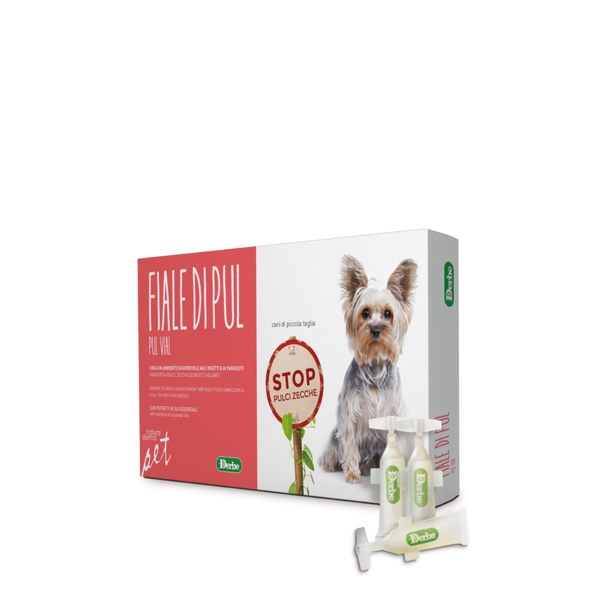 Derbe koera õli kirbu ja puugivastane 5 ml, 10 tk