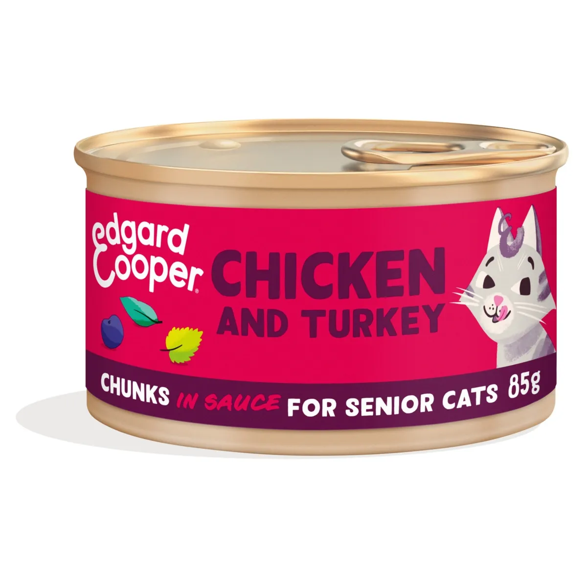Edgard Cooper Senior kassikonserv, kana/kalkun, 70 g - Tootepilt