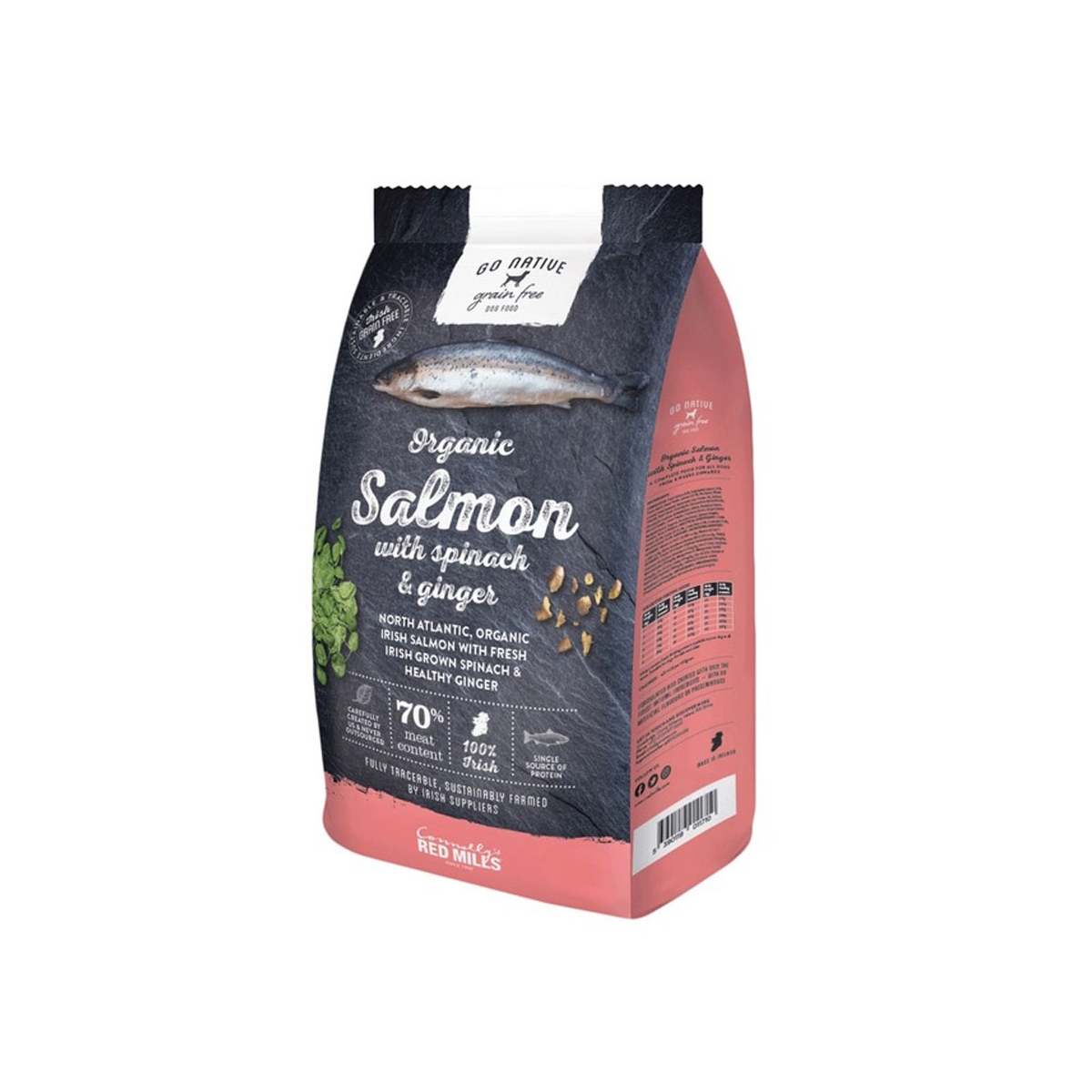 Go Native kuivtoit koertele lõhe, spinati ja ingveriga, 12 kg - Tootepilt