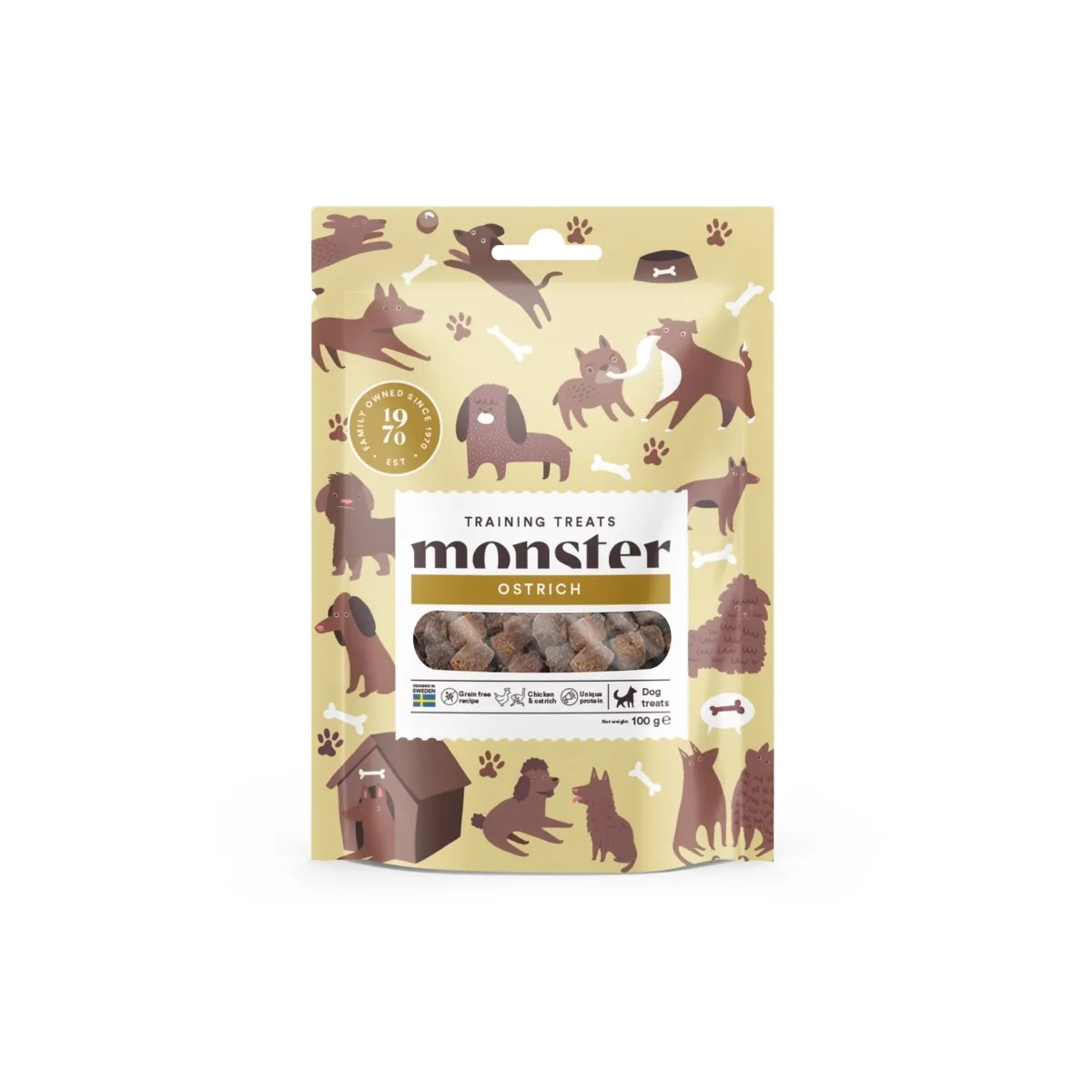 Monster Dog koera maius, jaanalind, 100 g - Tootepilt