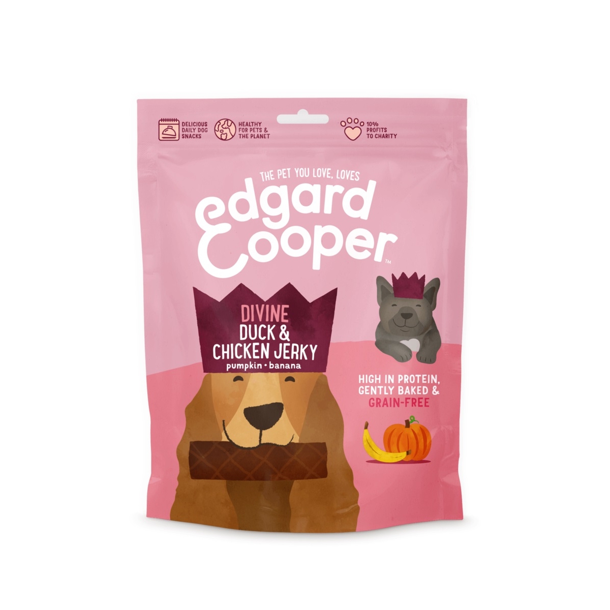 Edgard Cooper Duck&Chicken Jerky koera maius 150 g