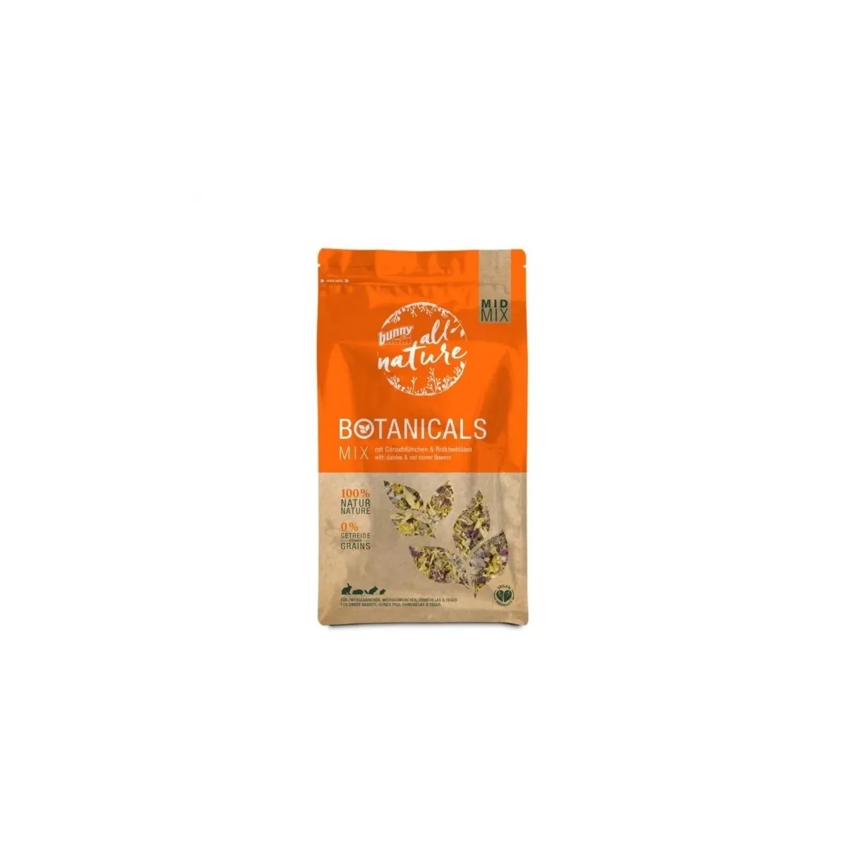Bunny Botanicals MidMix maius, karikakrad ja punase ristiku õied, 140 g - Tootepilt