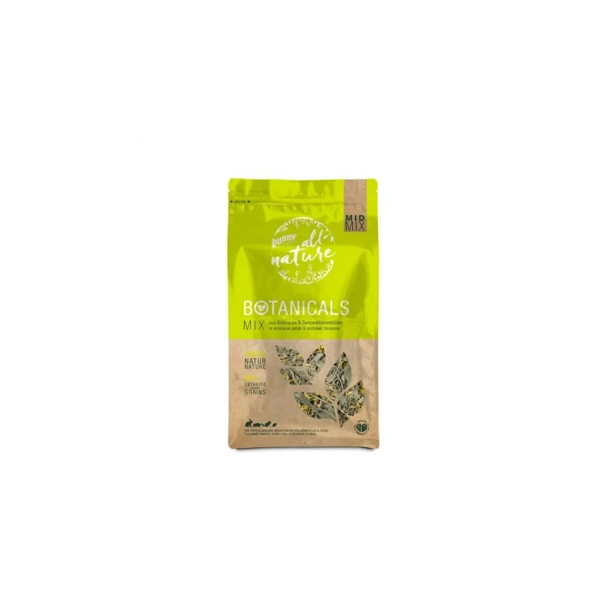 Bunny Botanicals MidMix maius, päevakübar ja päevalill, 140 g - Tootepilt