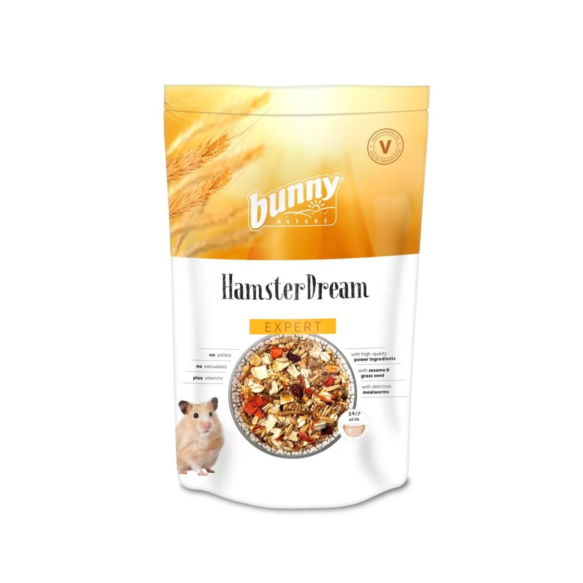 Bunny HamsterDream hamstri täissööt, 500 g - Tootepilt