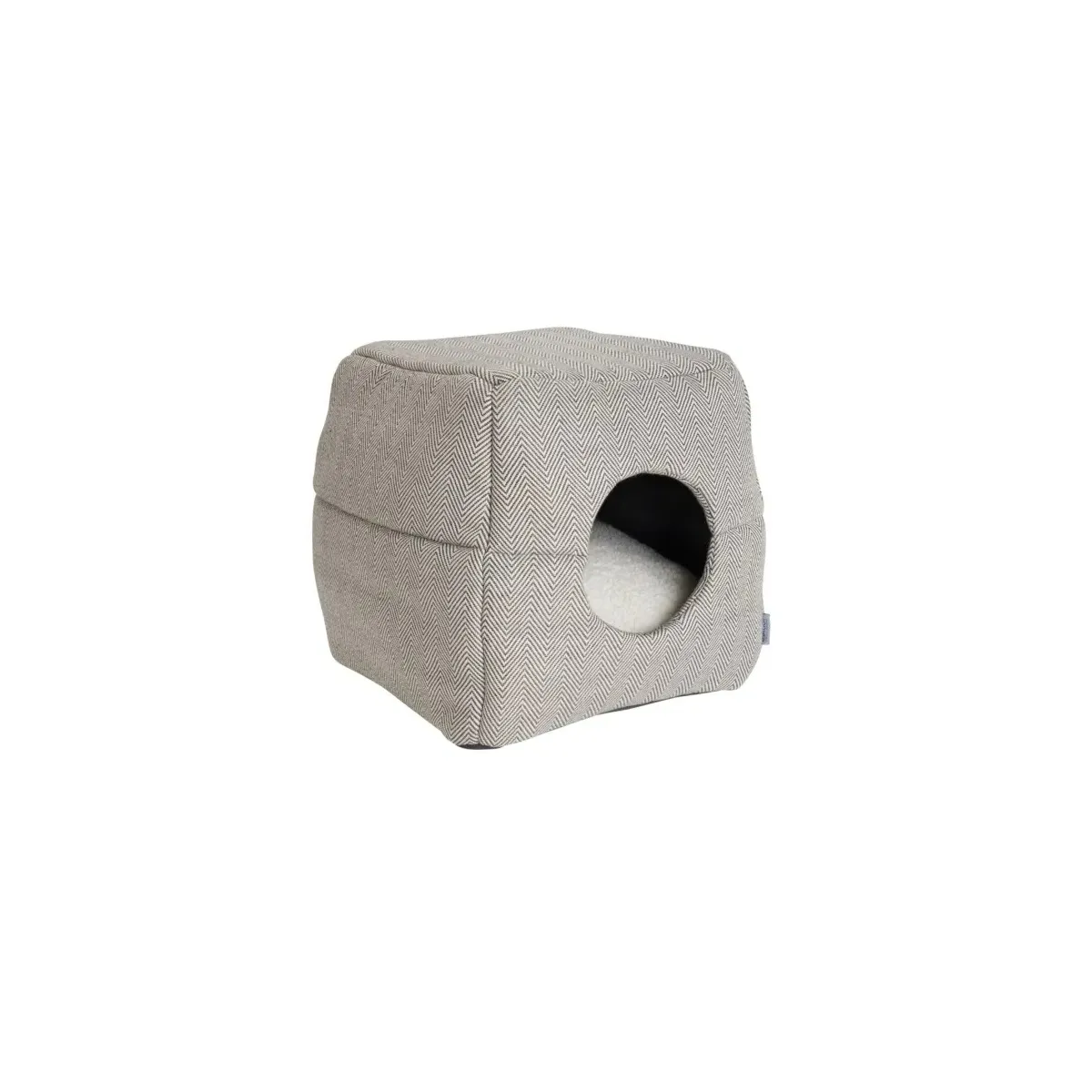 Resploot Collapsible kokkupandav kassimaja, hall/valge - Tootepilt 1