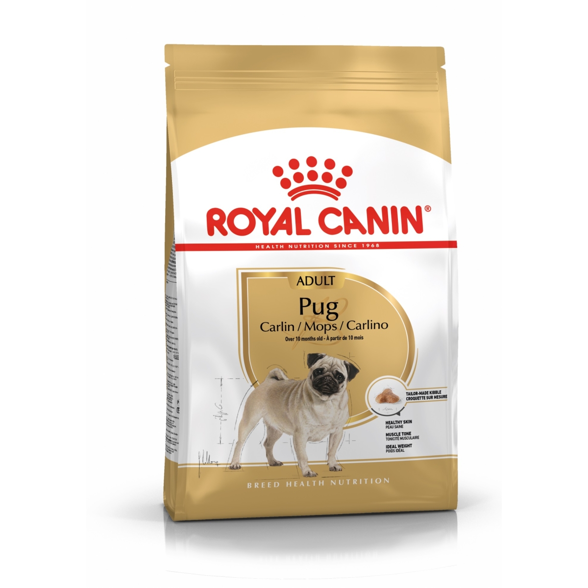 Royal Canin koeratoit mopsile 1,5 kg - Tootepilt