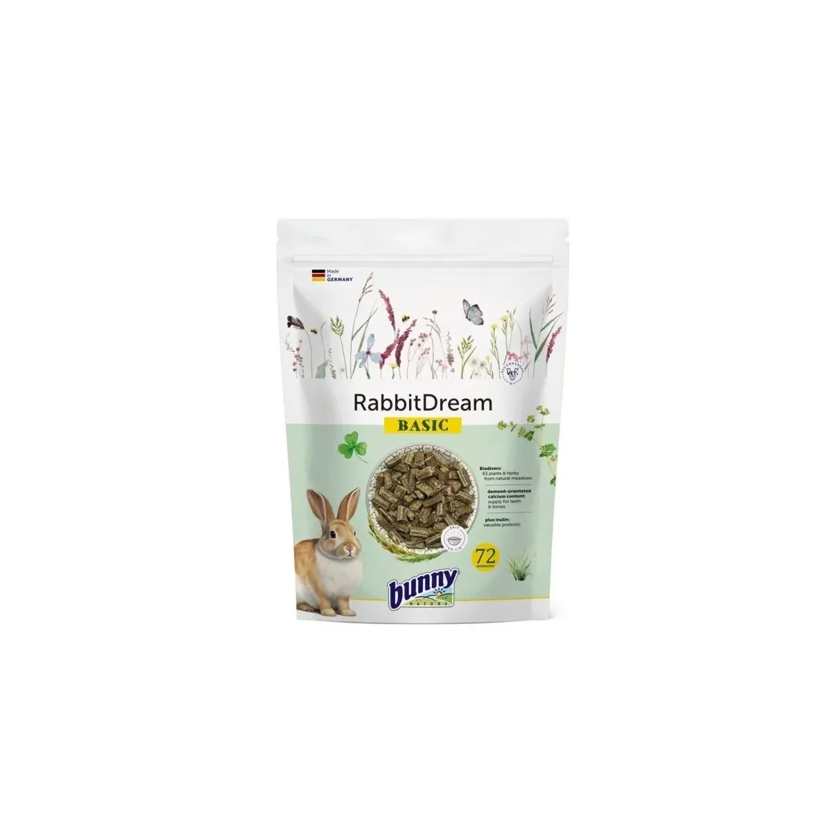 Bunny RabbitDream küüliku täissööt Basic, 600 g - Tootepilt